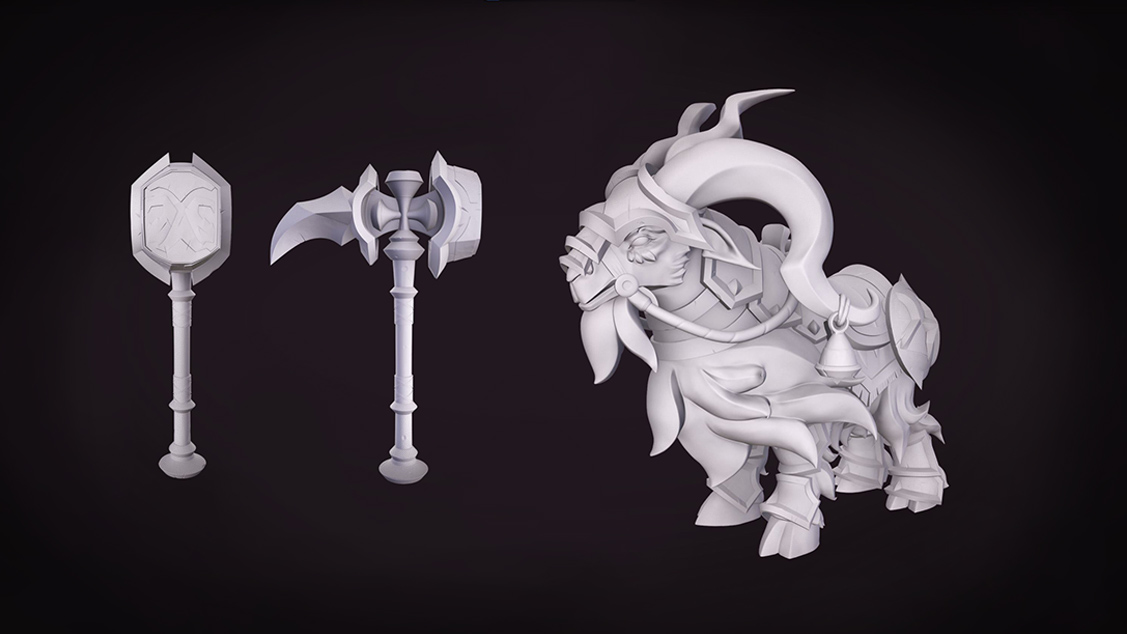 MMORPG Game Beast Character Design. Process - Walla Walla Studio