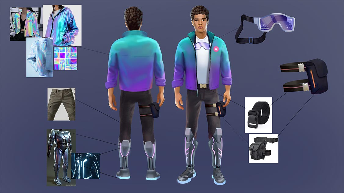 Scifi Game Character Design. Concept - Walla Walla Studio