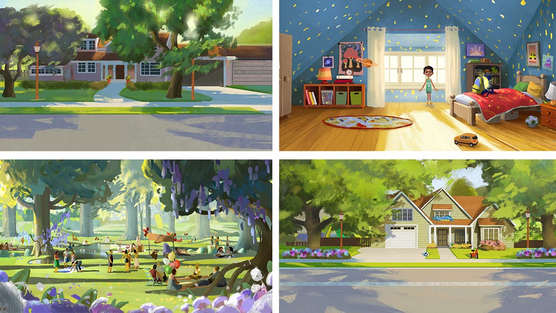 Environment Concepts for Commercials Animated Video - Walla Walla Studio