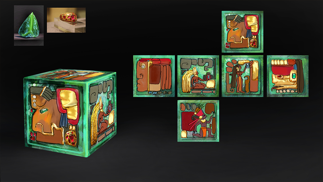 NFT Objects for Aztec Culture NFT Game. Concepts - Walla Walla Studio