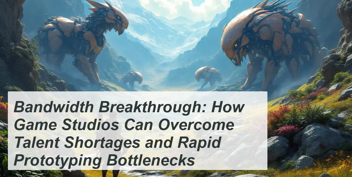 Production Insight: Bandwidth Breakthrough: How Game Studios Can Overcome Talent Shortages and Rapid Prototyping Bottlenecks - Walla Walla Studio