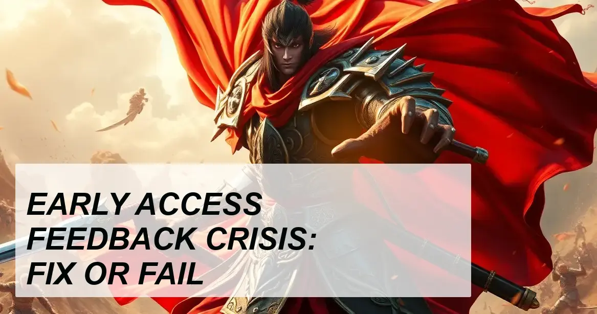 Production Insight: EARLY ACCESS FEEDBACK CRISIS: FIX OR FAIL - Walla Walla Studio