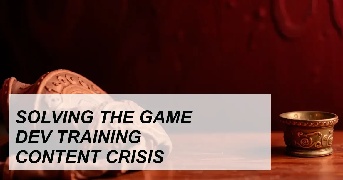 Production Insight: SOLVING THE GAME DEV TRAINING CONTENT CRISIS - Walla Walla Studio