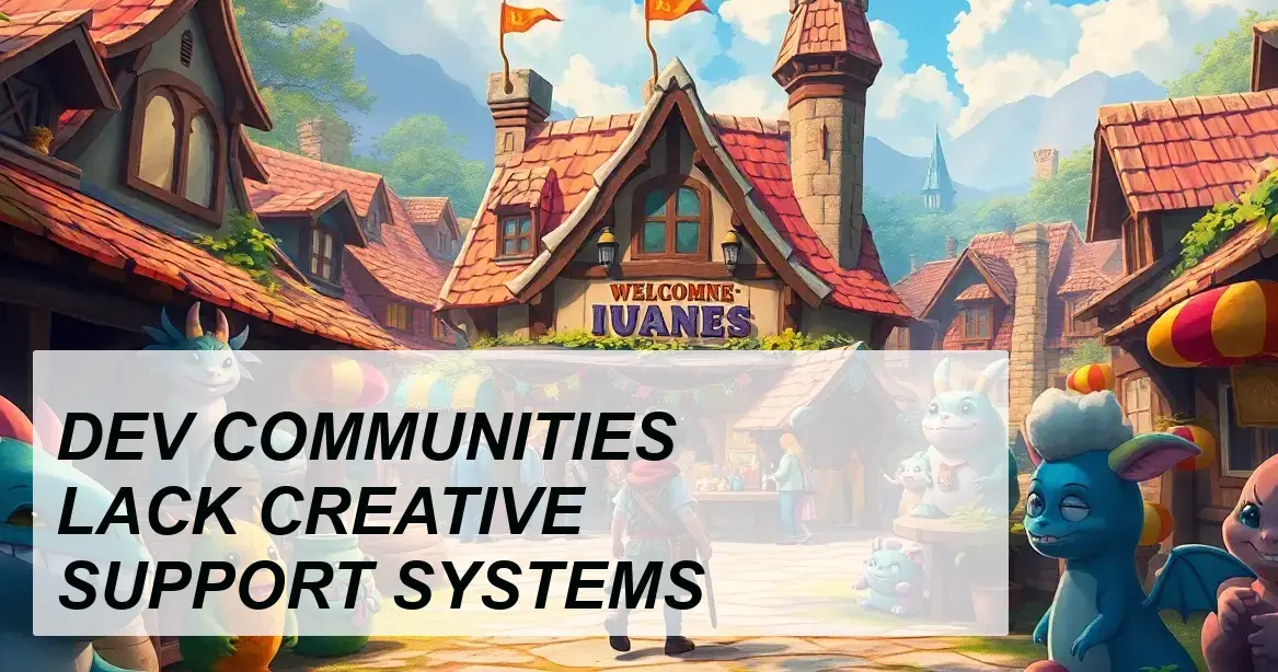 Production Insight: DEV COMMUNITIES LACK CREATIVE SUPPORT SYSTEMS - Walla Walla Studio