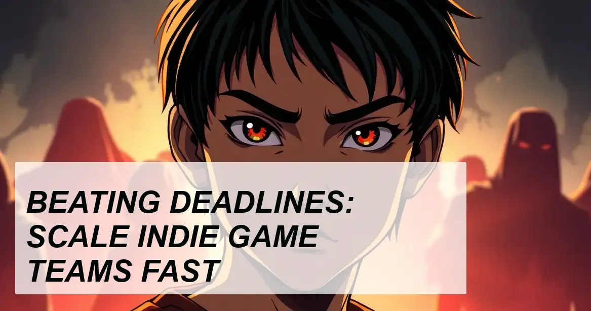 Production Insight: BEATING DEADLINES: SCALE INDIE GAME TEAMS FAST - Walla Walla Studio
