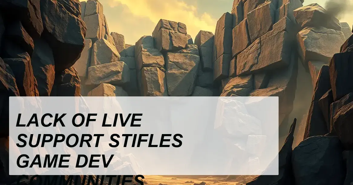 Production Insight: LACK OF LIVE SUPPORT STIFLES GAME DEV COMMUNITIES - Walla Walla Studio