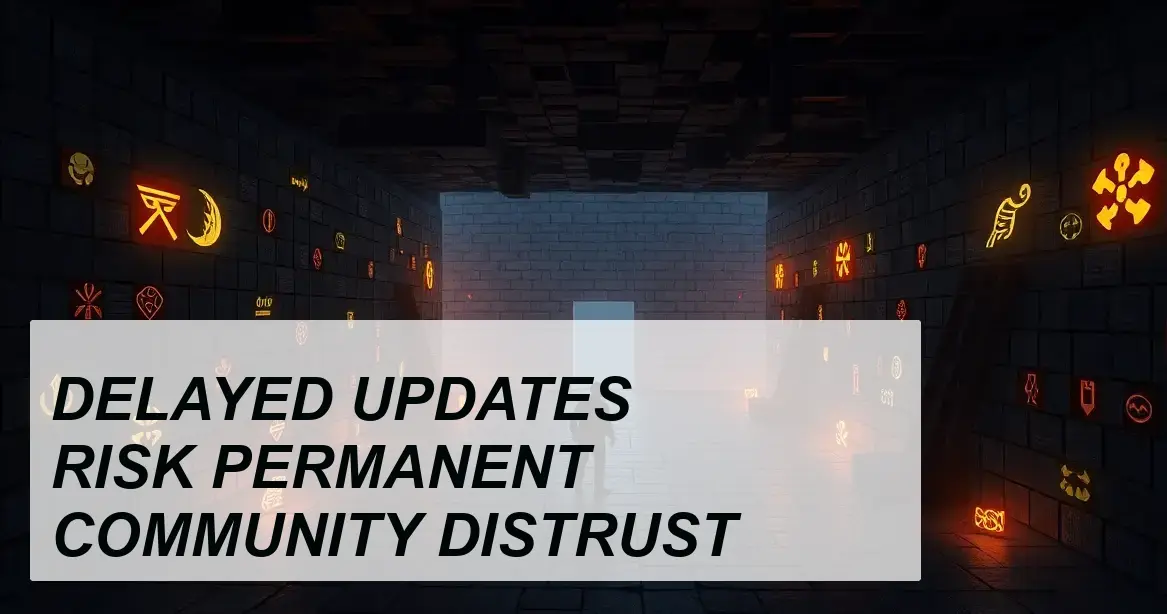 Production Insight: DELAYED UPDATES RISK PERMANENT COMMUNITY DISTRUST - Walla Walla Studio