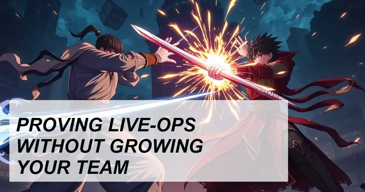 Production Insight: PROVING LIVE-OPS WITHOUT GROWING YOUR TEAM - Walla Walla Studio