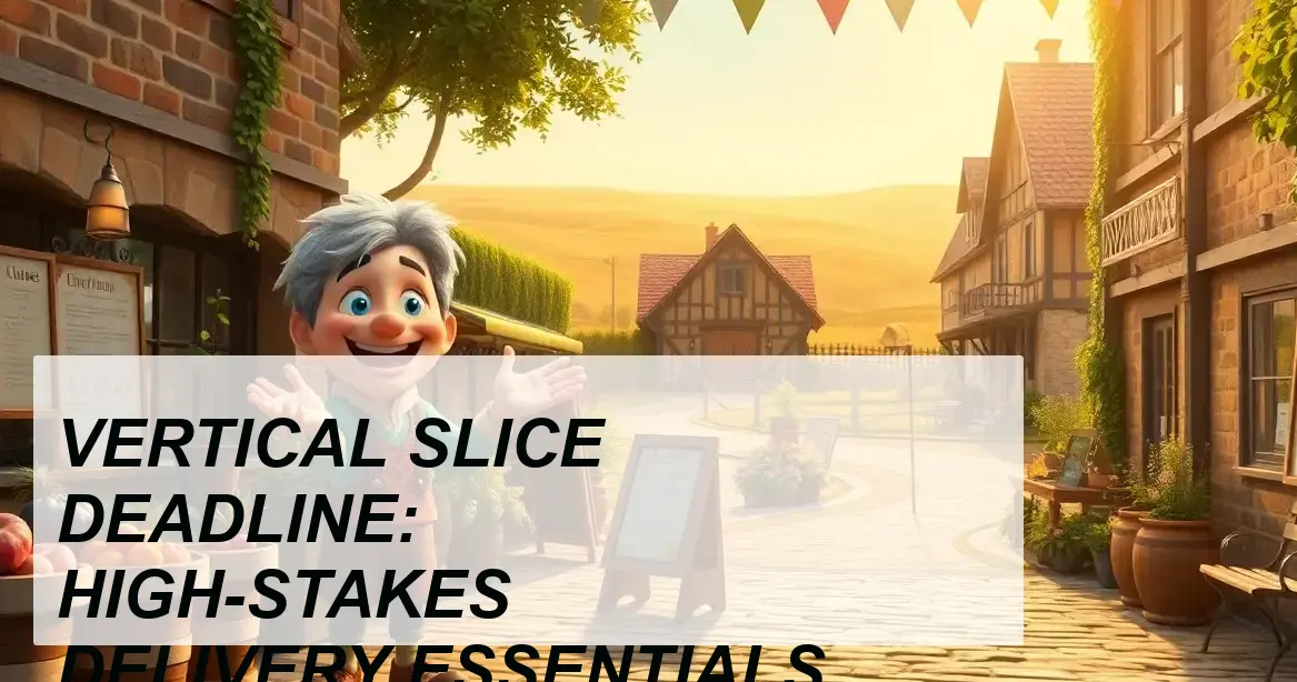 Production Insight: VERTICAL SLICE DEADLINE: HIGH-STAKES DELIVERY ESSENTIALS - Walla Walla Studio
