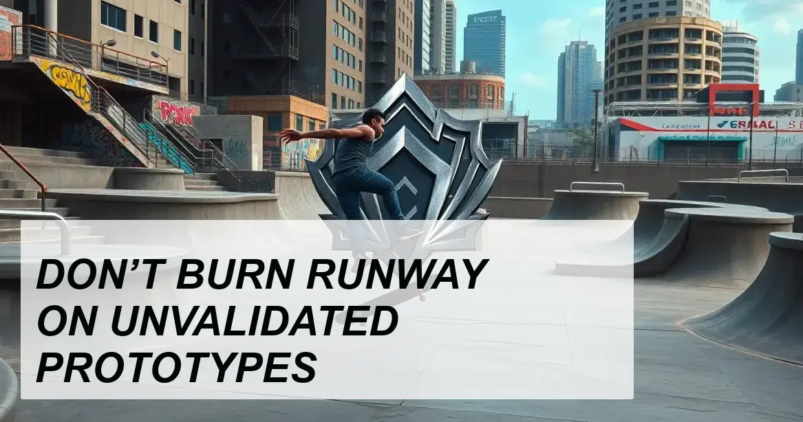 Production Insight: DON’T BURN RUNWAY ON UNVALIDATED PROTOTYPES - Walla Walla Studio