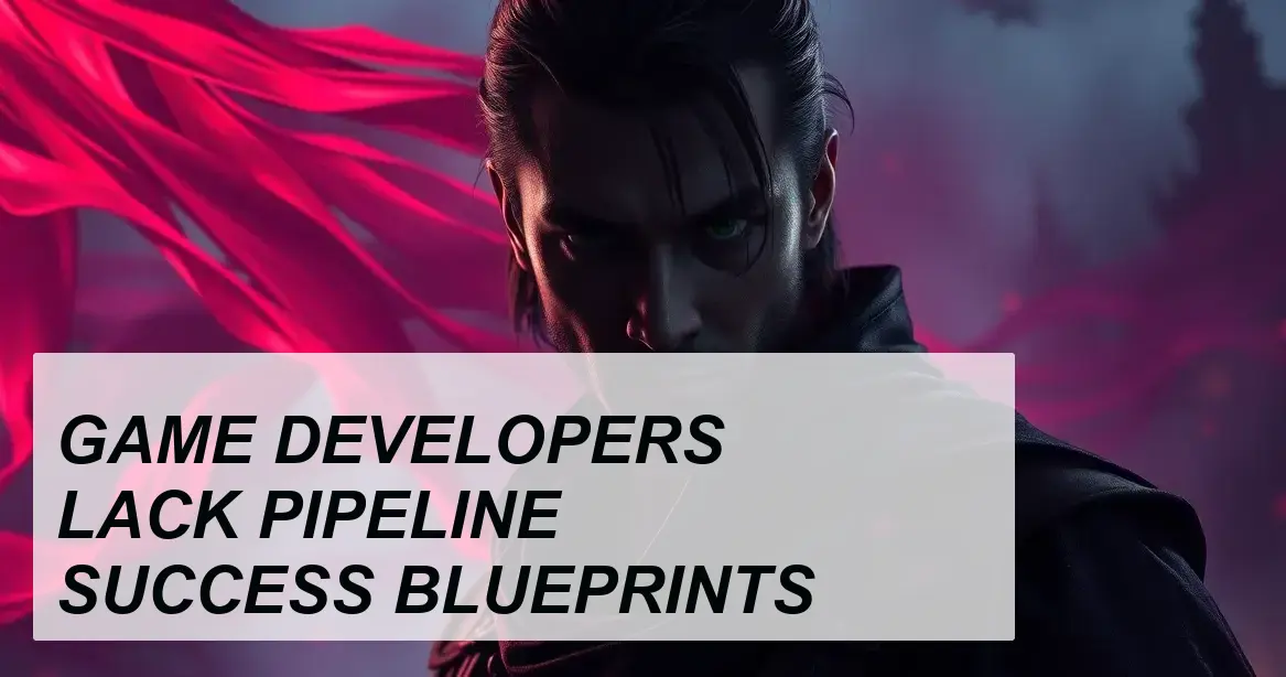 Production Insight: GAME DEVELOPERS LACK PIPELINE SUCCESS BLUEPRINTS - Walla Walla Studio
