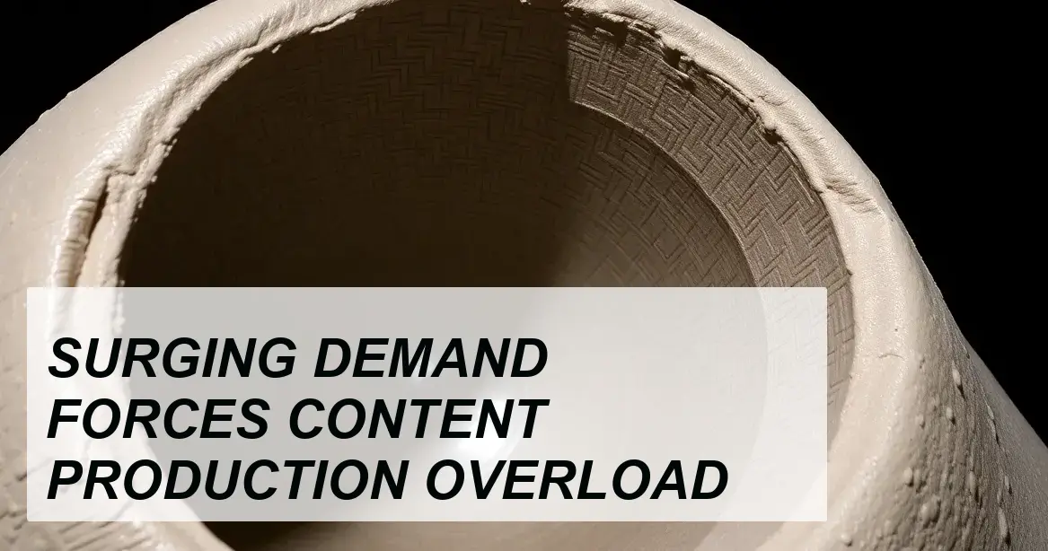 Production Insight: SURGING DEMAND FORCES CONTENT PRODUCTION OVERLOAD - Walla Walla Studio