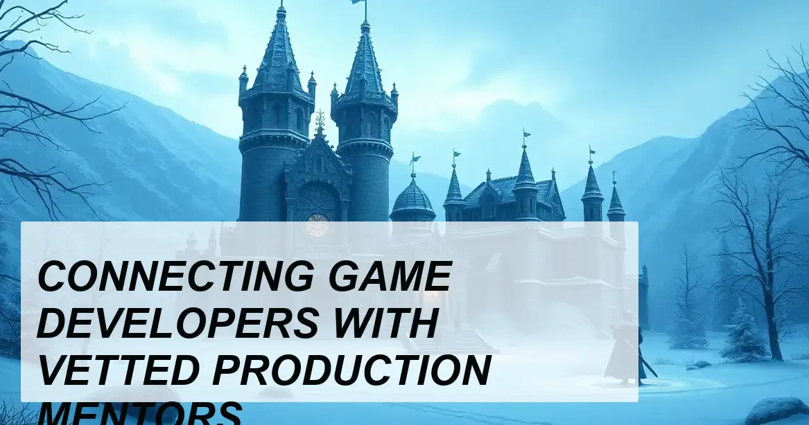 Production Insight: CONNECTING GAME DEVELOPERS WITH VETTED PRODUCTION MENTORS - Walla Walla Studio