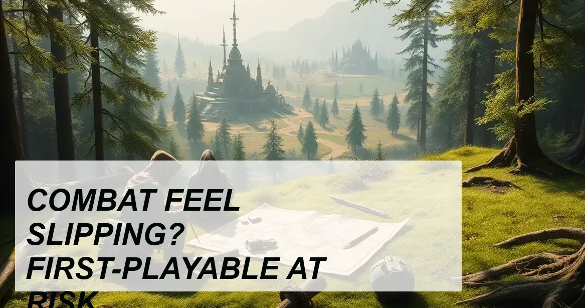 Production Insight: COMBAT FEEL SLIPPING? FIRST-PLAYABLE AT RISK - Walla Walla Studio