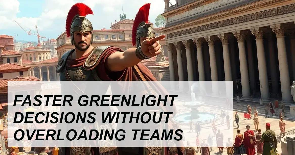 Production Insight: FASTER GREENLIGHT DECISIONS WITHOUT OVERLOADING TEAMS - Walla Walla Studio