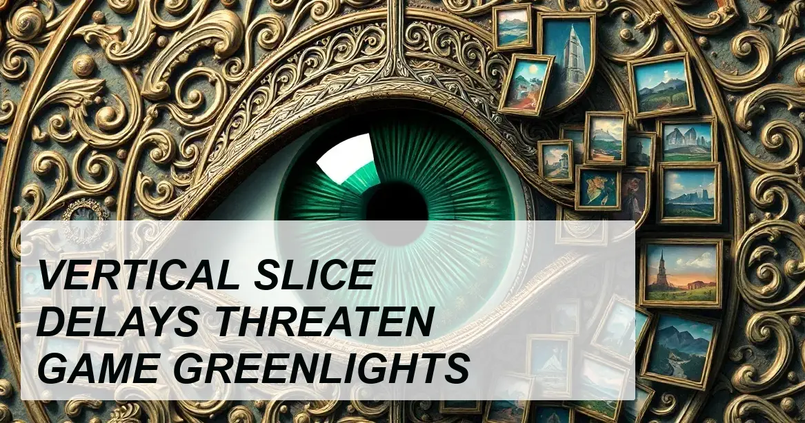Production Insight: VERTICAL SLICE DELAYS THREATEN GAME GREENLIGHTS - Walla Walla Studio