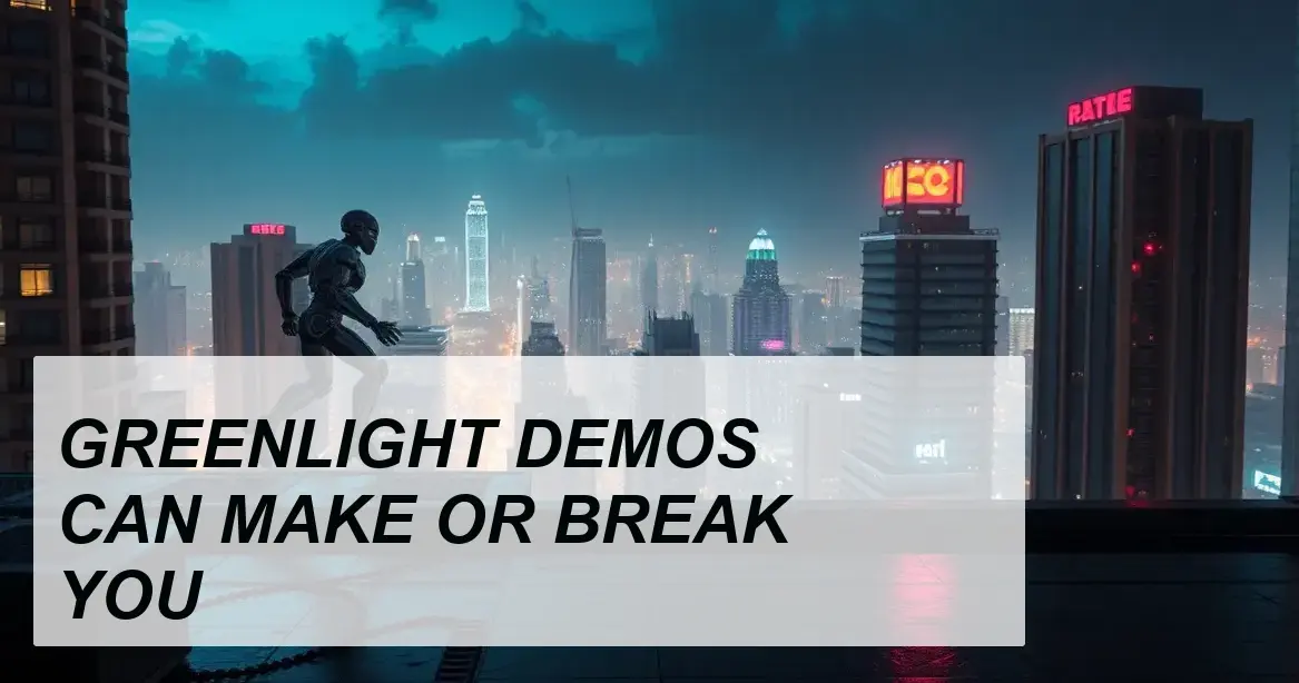 Production Insight: GREENLIGHT DEMOS CAN MAKE OR BREAK YOU - Walla Walla Studio
