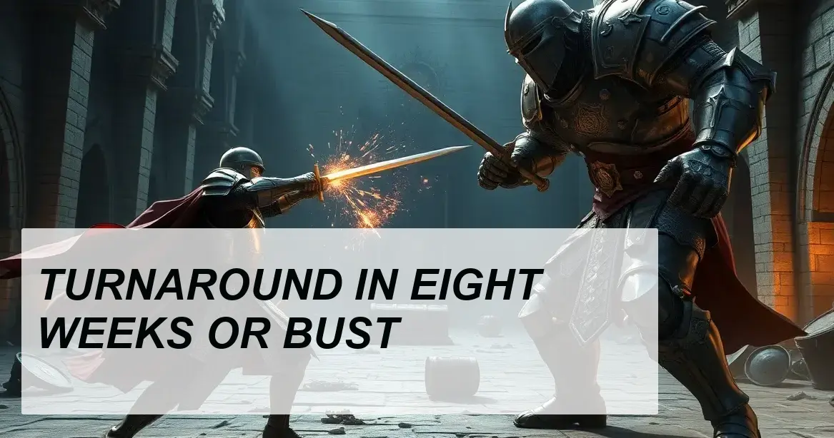 Production Insight: TURNAROUND IN EIGHT WEEKS OR BUST - Walla Walla Studio