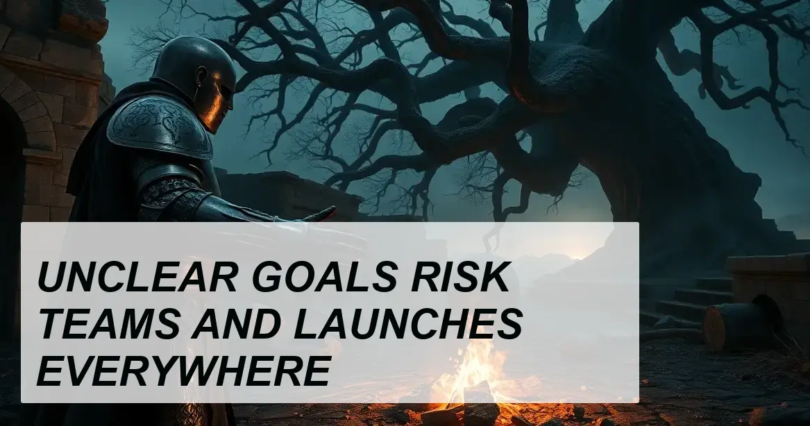 Production Insight: UNCLEAR GOALS RISK TEAMS AND LAUNCHES EVERYWHERE - Walla Walla Studio