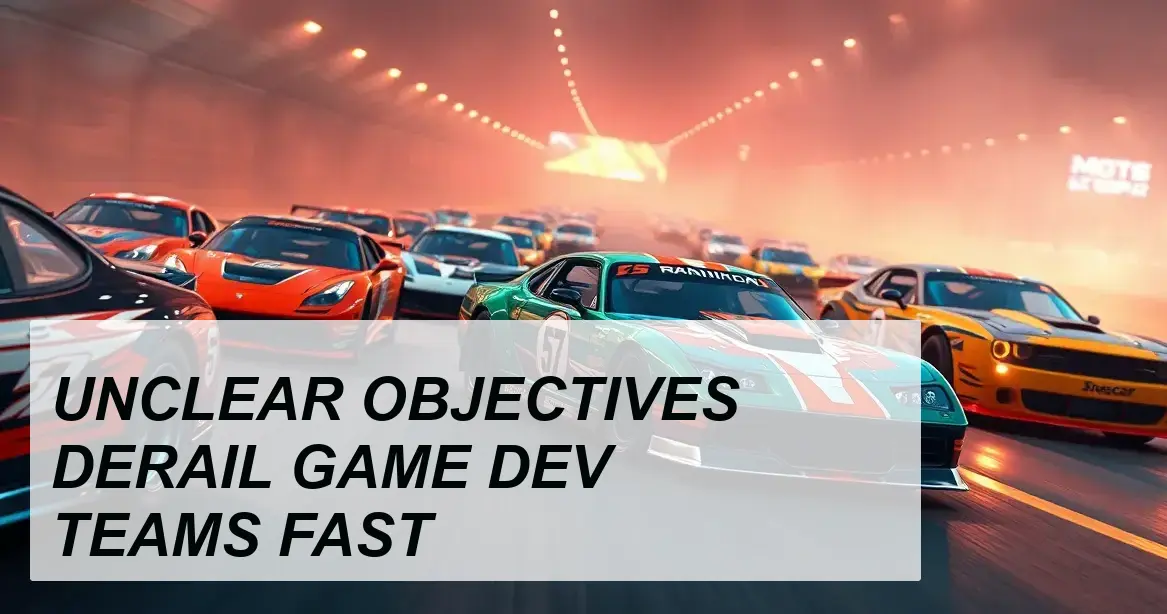 Production Insight: UNCLEAR OBJECTIVES DERAIL GAME DEV TEAMS FAST - Walla Walla Studio