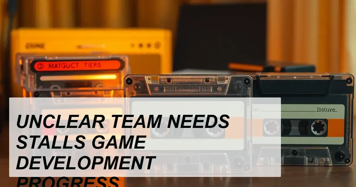 Production Insight: UNCLEAR TEAM NEEDS STALLS GAME DEVELOPMENT PROGRESS - Walla Walla Studio