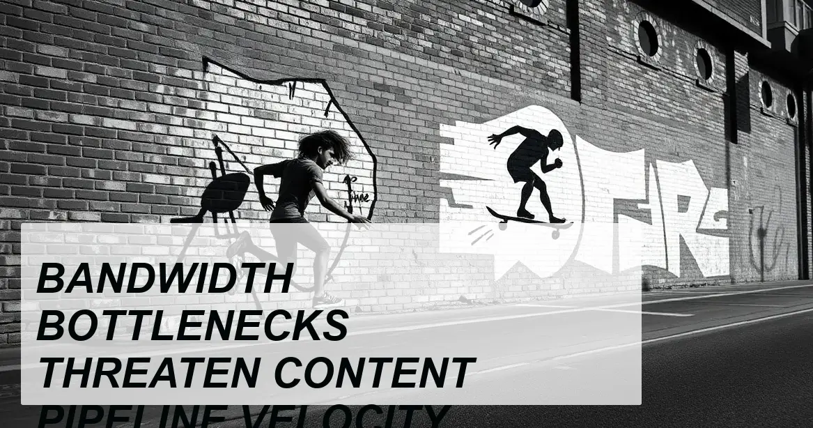 Production Insight: BANDWIDTH BOTTLENECKS THREATEN CONTENT PIPELINE VELOCITY - Walla Walla Studio