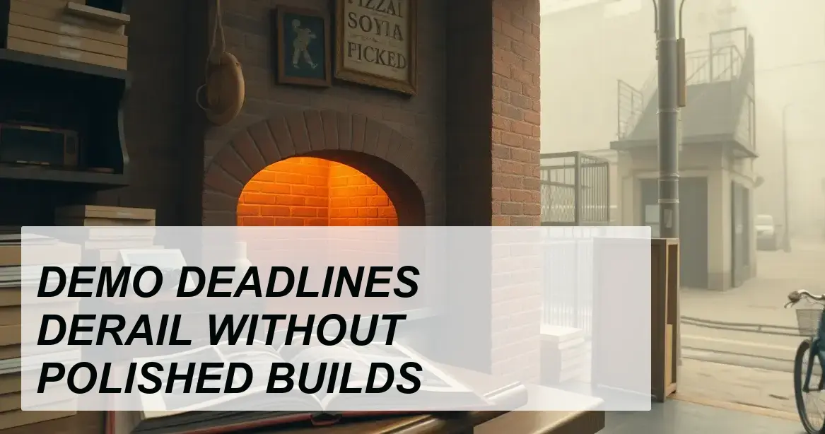 Production Insight: DEMO DEADLINES DERAIL WITHOUT POLISHED BUILDS - Walla Walla Studio