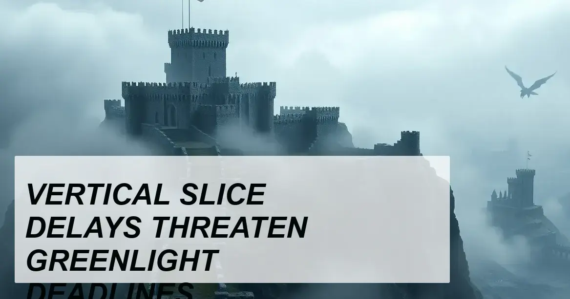 Production Insight: VERTICAL SLICE DELAYS THREATEN GREENLIGHT DEADLINES - Walla Walla Studio
