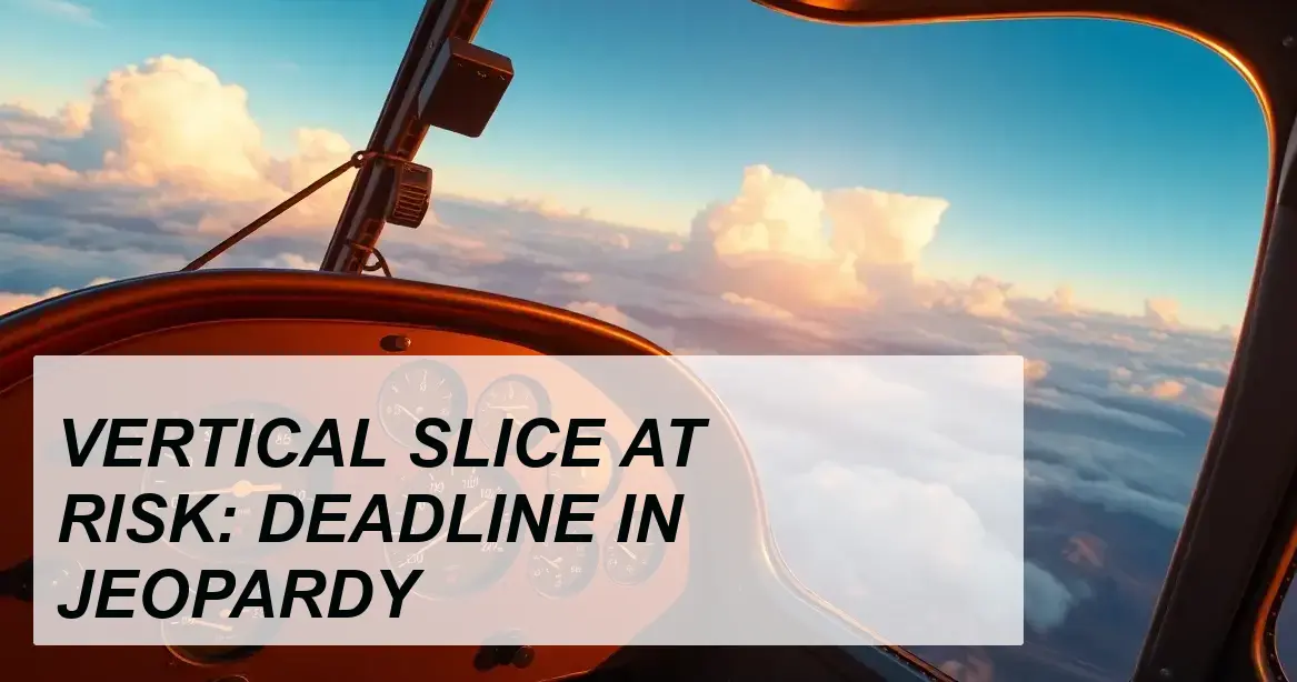Production Insight: VERTICAL SLICE AT RISK: DEADLINE IN JEOPARDY - Walla Walla Studio