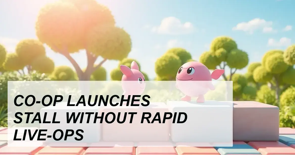 Production Insight: CO-OP LAUNCHES STALL WITHOUT RAPID LIVE-OPS - Walla Walla Studio