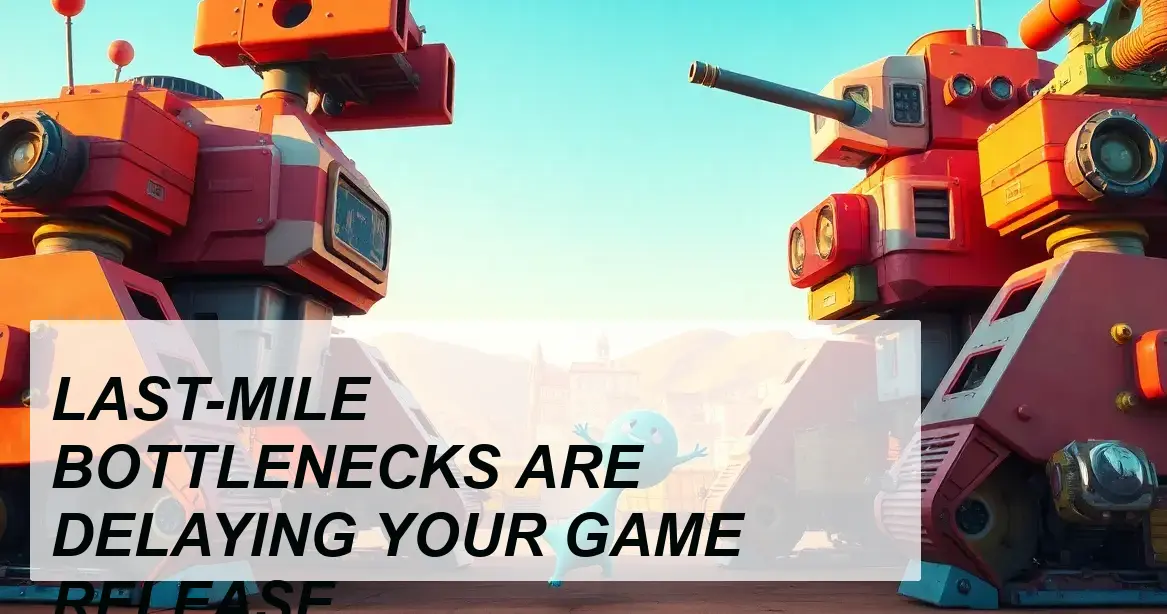 Production Insight: LAST-MILE BOTTLENECKS ARE DELAYING YOUR GAME RELEASE - Walla Walla Studio