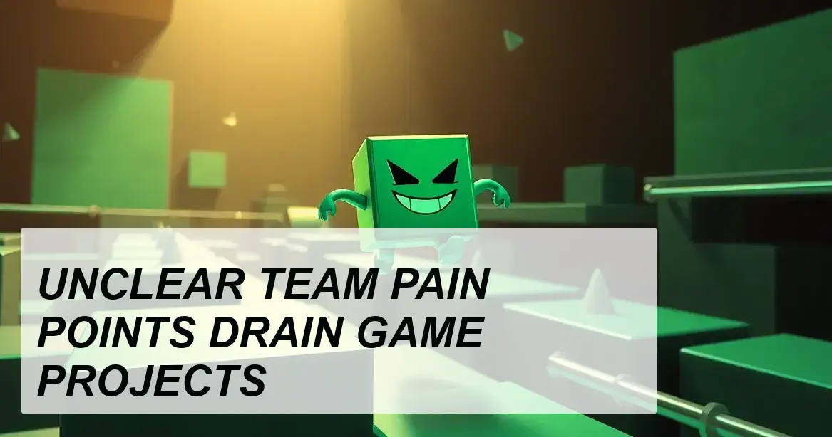 Production Insight: UNCLEAR TEAM PAIN POINTS DRAIN GAME PROJECTS - Walla Walla Studio