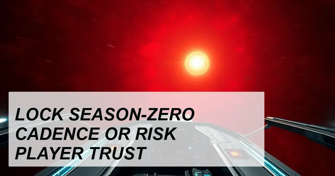 Production Insight: LOCK SEASON-ZERO CADENCE OR RISK PLAYER TRUST - Walla Walla Studio