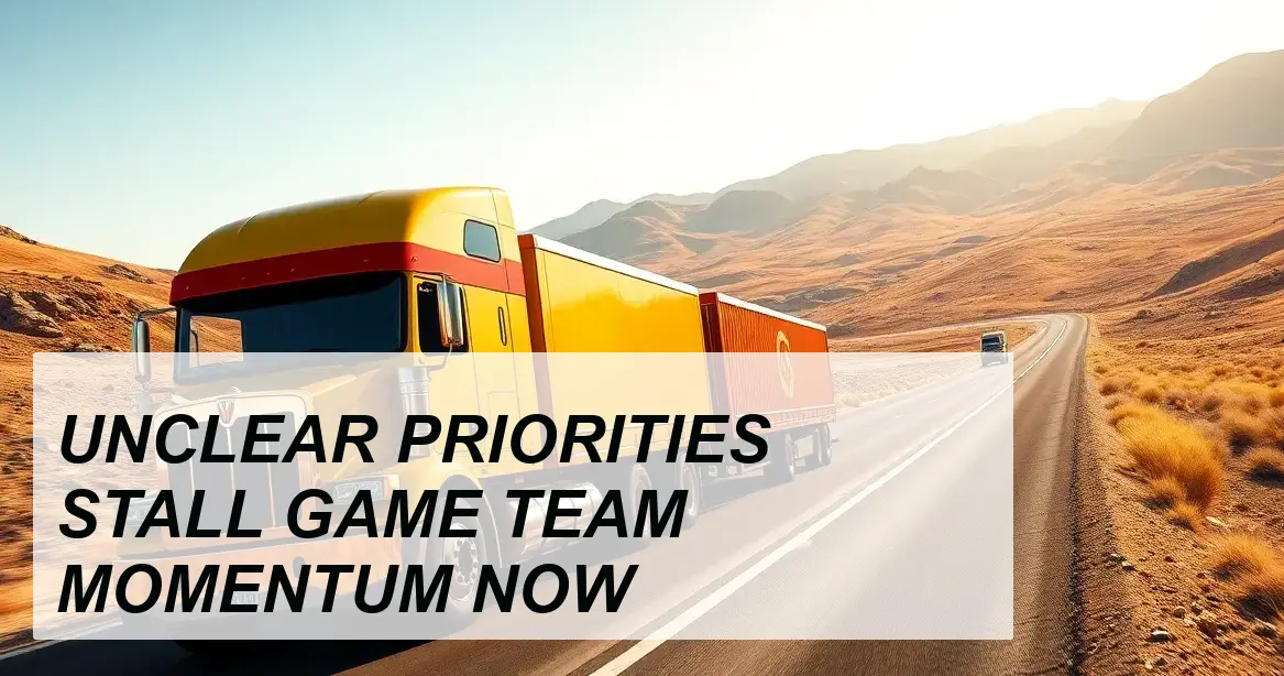 Production Insight: UNCLEAR PRIORITIES STALL GAME TEAM MOMENTUM NOW - Walla Walla Studio