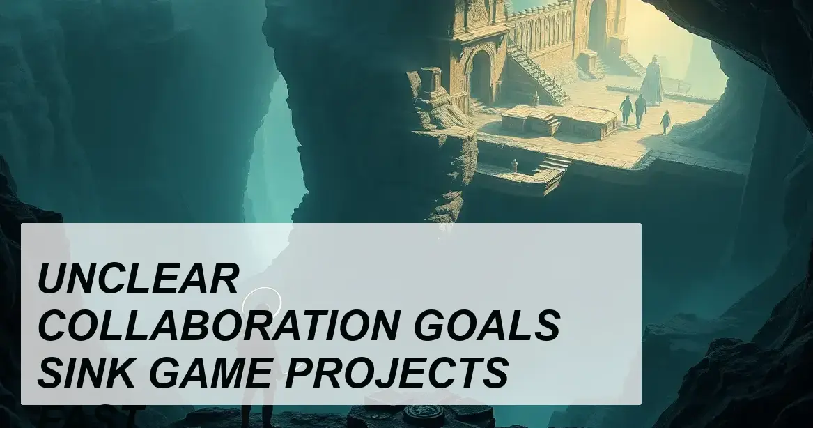 Production Insight: UNCLEAR COLLABORATION GOALS SINK GAME PROJECTS FAST - Walla Walla Studio