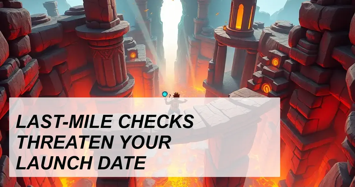 Production Insight: LAST-MILE CHECKS THREATEN YOUR LAUNCH DATE - Walla Walla Studio