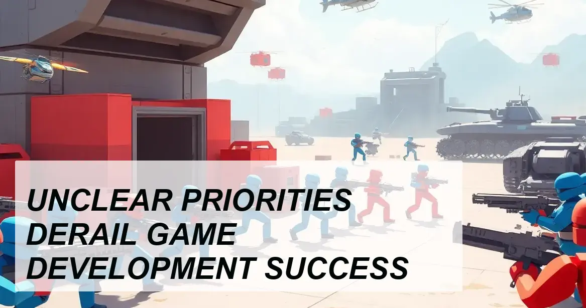 Production Insight: UNCLEAR PRIORITIES DERAIL GAME DEVELOPMENT SUCCESS - Walla Walla Studio