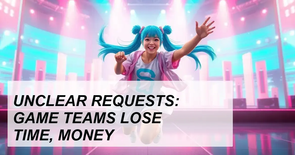 Production Insight: UNCLEAR REQUESTS: GAME TEAMS LOSE TIME, MONEY - Walla Walla Studio