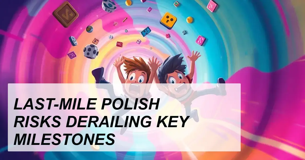 Production Insight: LAST-MILE POLISH RISKS DERAILING KEY MILESTONES - Walla Walla Studio