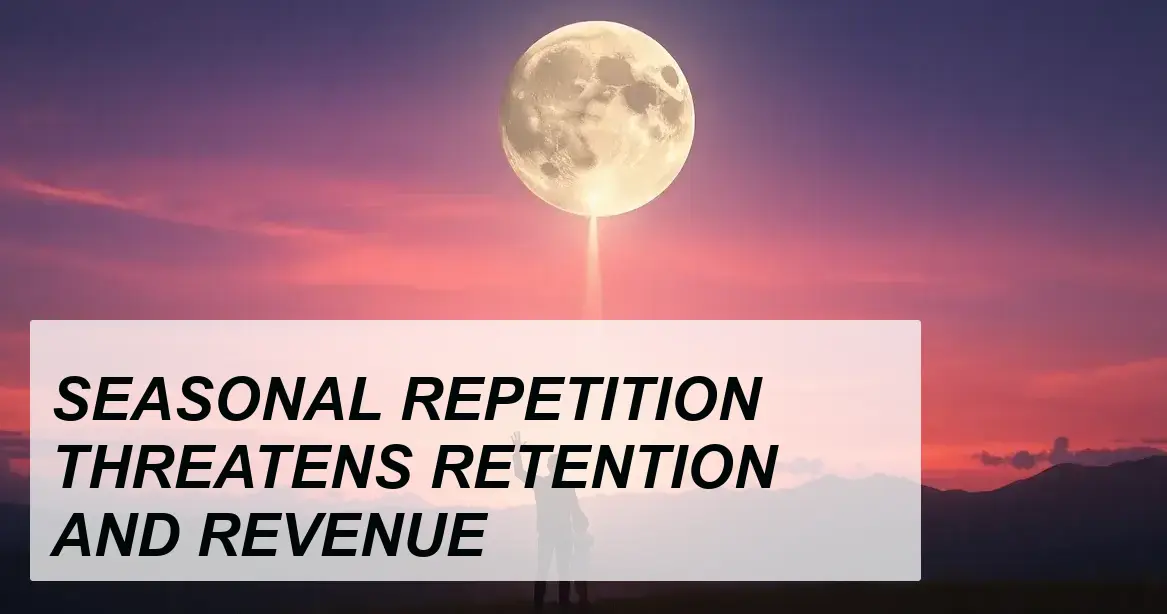 Production Insight: SEASONAL REPETITION THREATENS RETENTION AND REVENUE - Walla Walla Studio